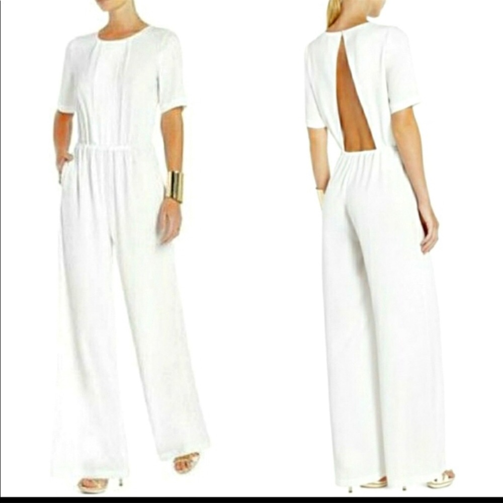 BCBGMaxAzria Maddison Wide Leg Jumpsuit